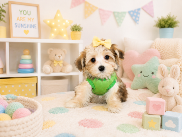 TINY TOY TEDDY MORKIE